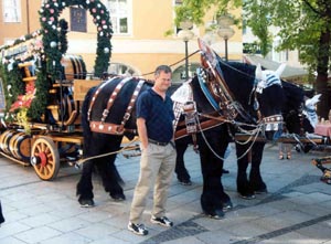 Beer wagon