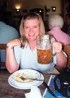 Debbie and beer