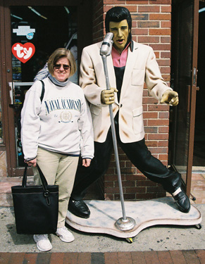 Debbie and the "King"