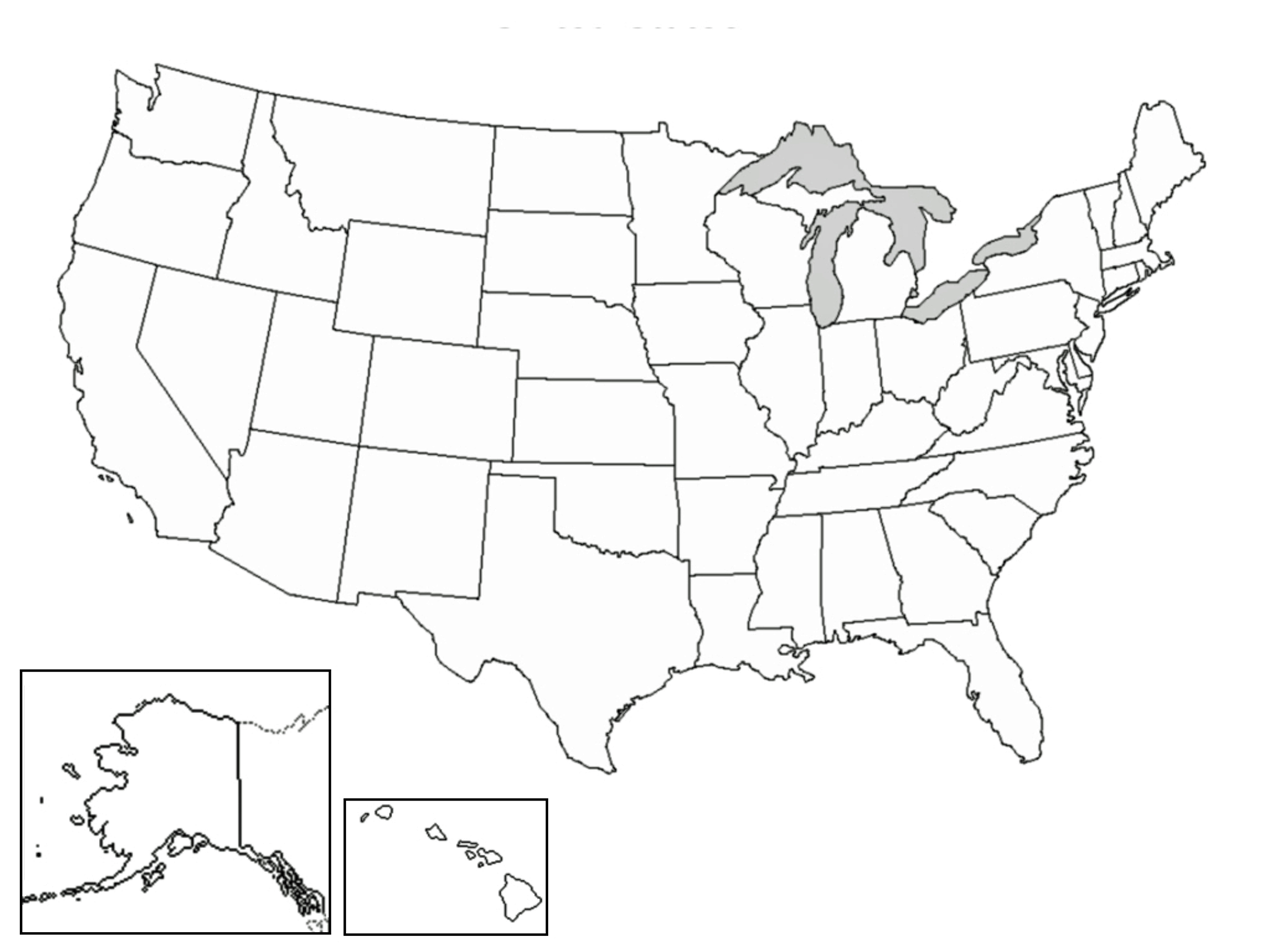 us map without names United States Map Without Names Printable us map without names