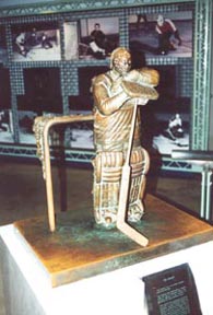 goalie statue